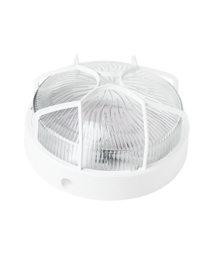 Hublot rond en verre grillage plastique