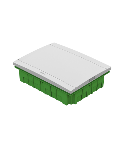 Coffret encastré 26 modules + Disjoncteur d’abonné 2 ou 4 fils - porte opaque