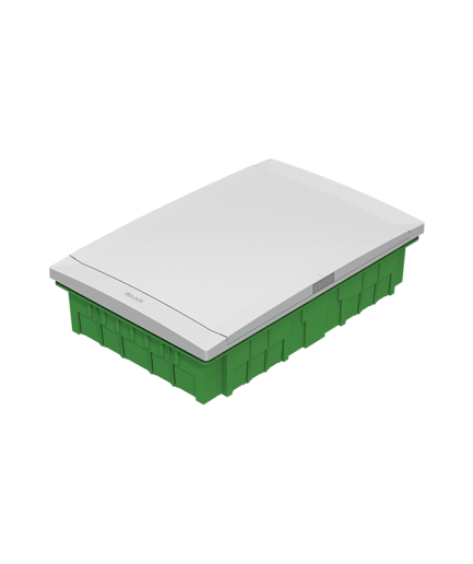 Coffret encastré 39 modules porte opaque