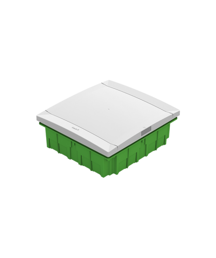 Coffret encastré 18 modules + disjoncteur d’abonné 2 fils porte opaque